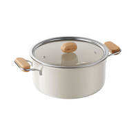 BEAR | Thick Titanium Ceramic Cooking Pot for Home Use