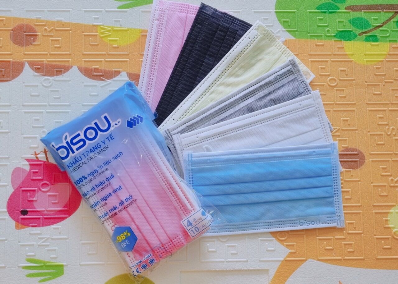 Khẩu trang y tế Bisou hộp 50 cái