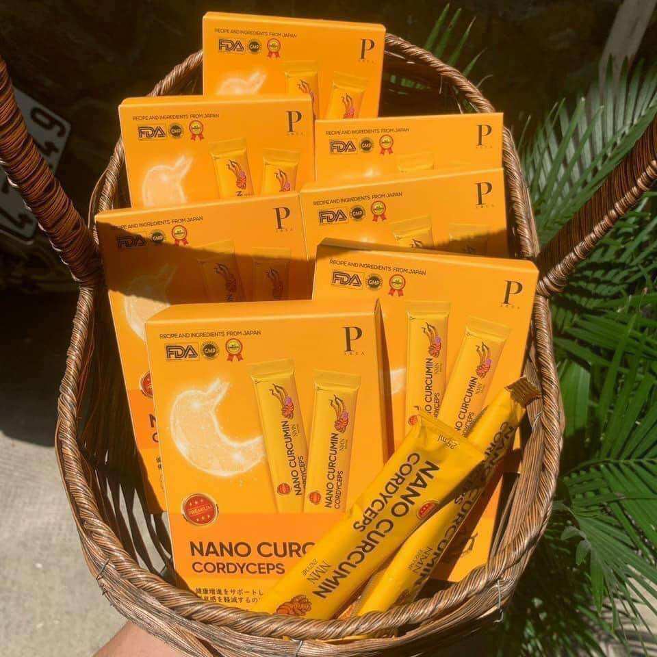 Thạch nghệ Saffron vị chuối 247 hộp 7 gói