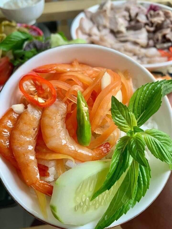 Mắm tép bạc đất trộn đu đủ 600g