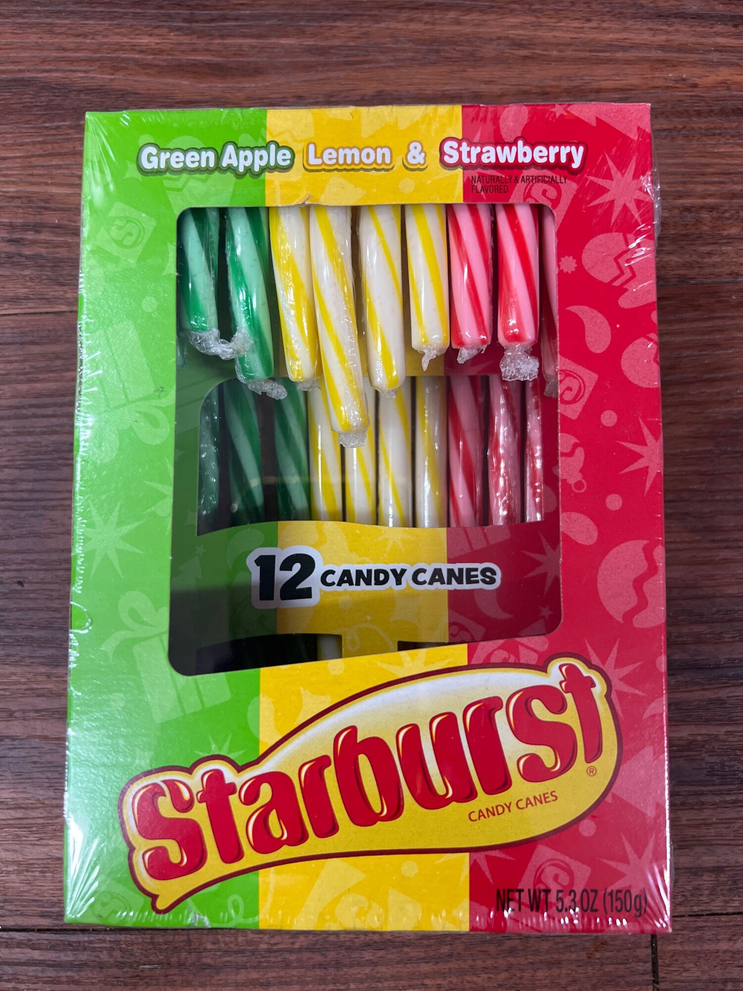 Kẹo gậy giáng sinh - kẹo gậy noel – starburst candy canes - hàng nhập mỹ