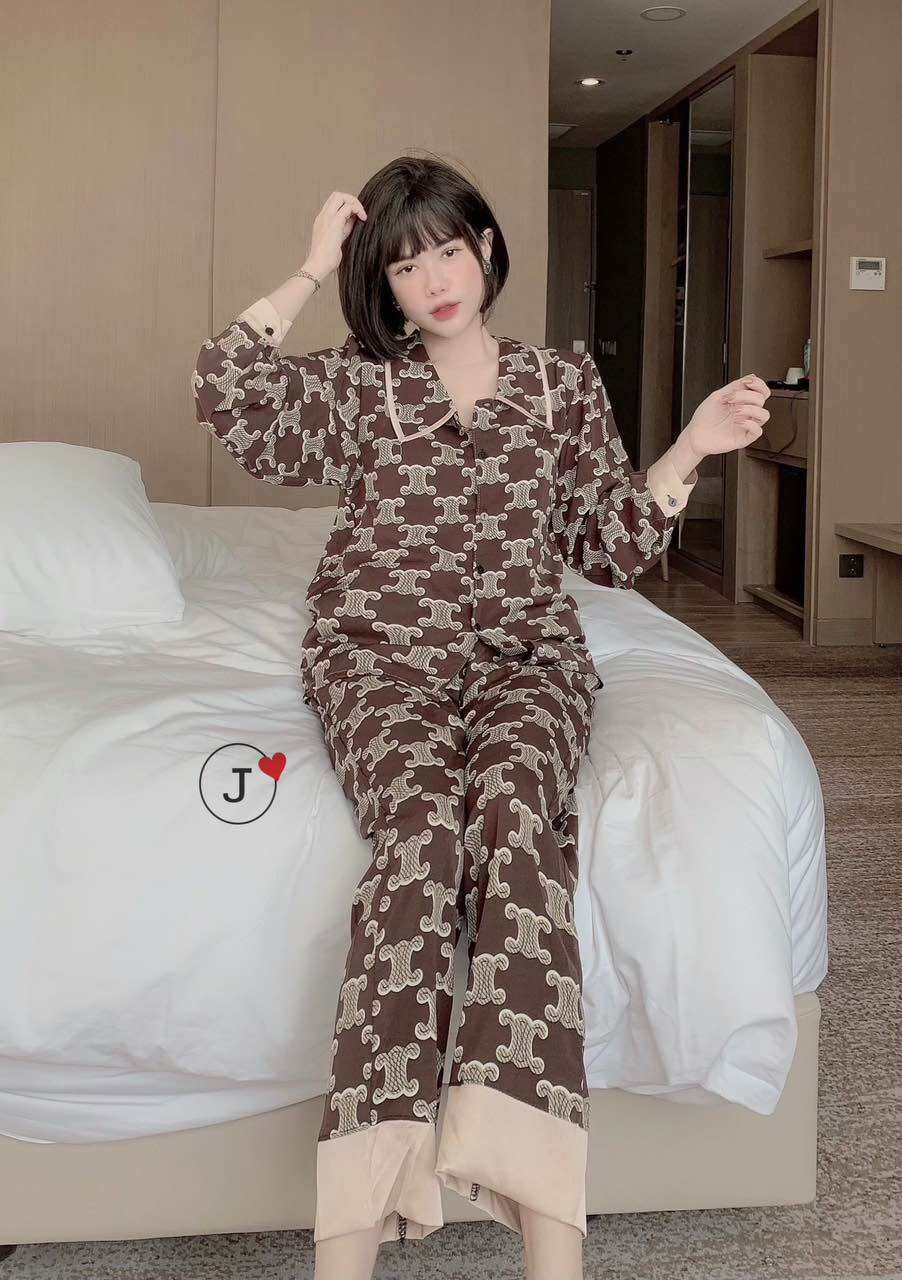 Đồ bộ lụa mango tay dài