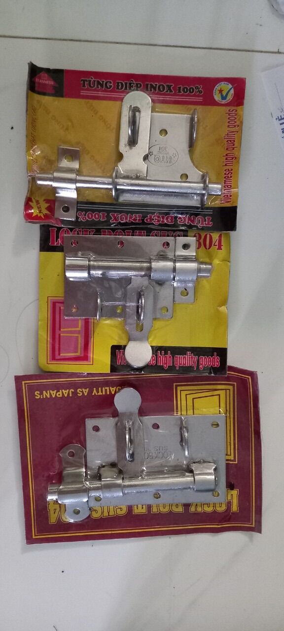 Chốt ngang khóa cửa inox 304
