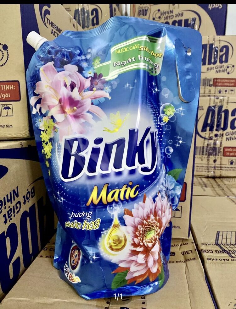 Thùng nước giặt Binky xanh 3,1kg