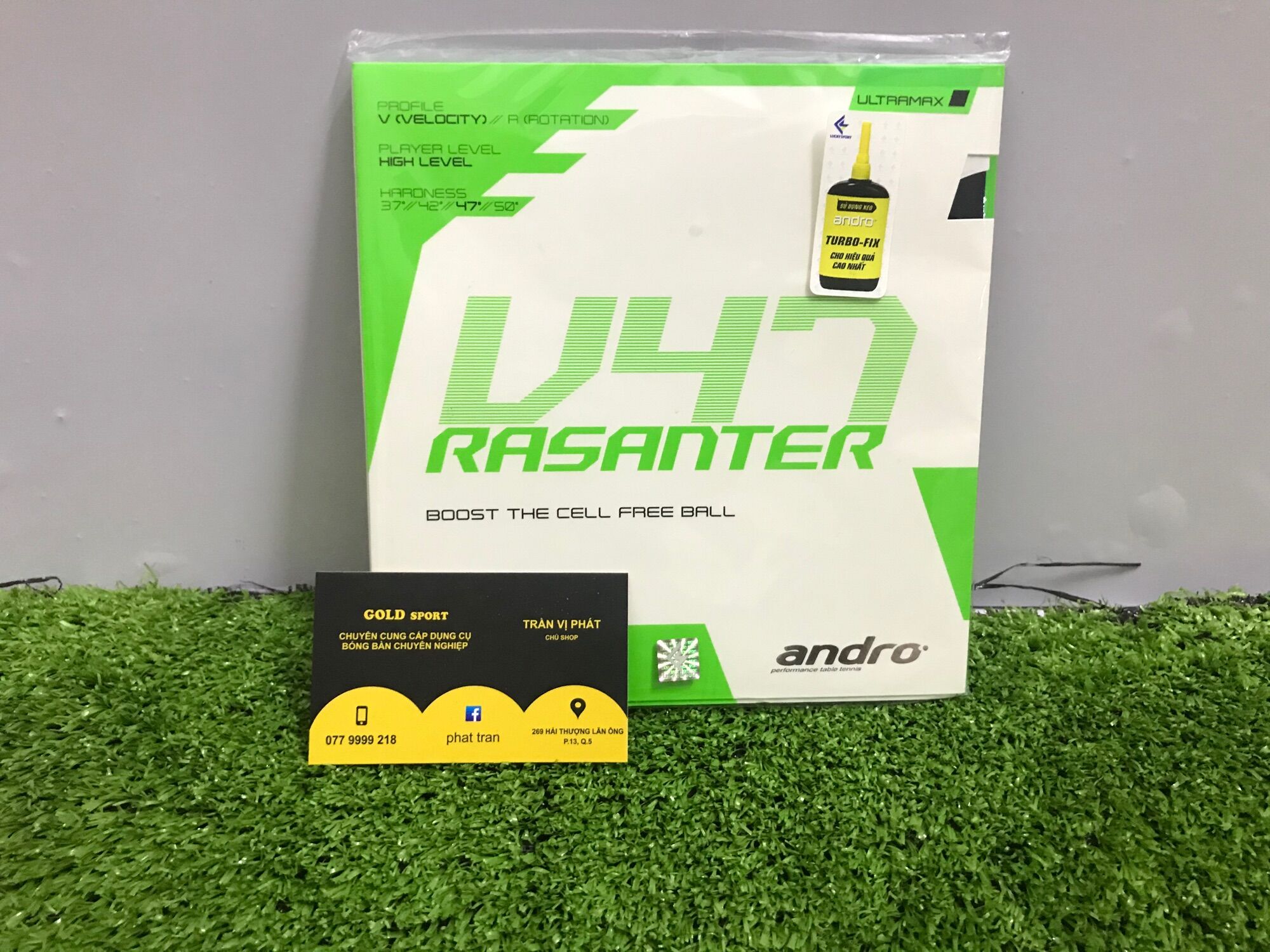 Mặt Vợt Bóng Bàn ANDRO Rasanter V47 – Tốc Độ Cao, Cảm Giác Cứng, Chính Hãng Đức