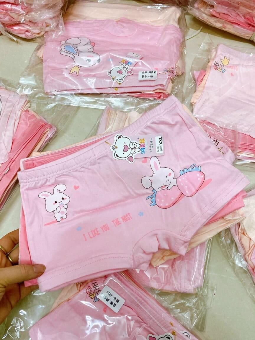 Quần chip đùi bé gái hình dễ thương [10-30kg] (inbox để chọn mẫu) (HK012)