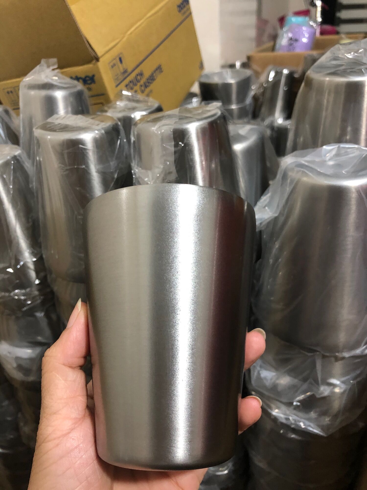 Ly giữ nhiệt inox 2 lớp nhật bãi, 320ml