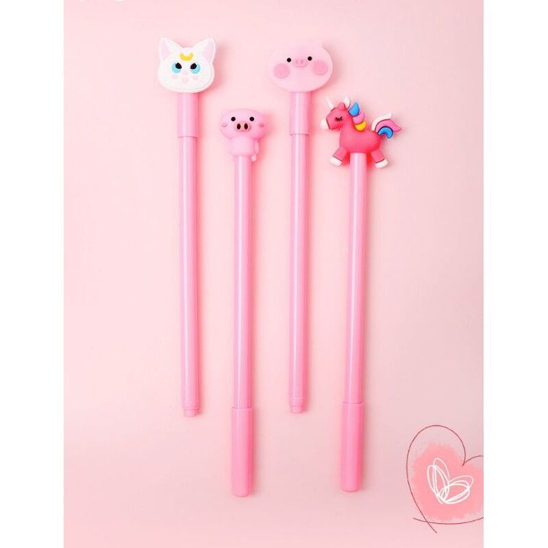 Giá Gốc 🌈 Set 10 bút bi hình thú cute,