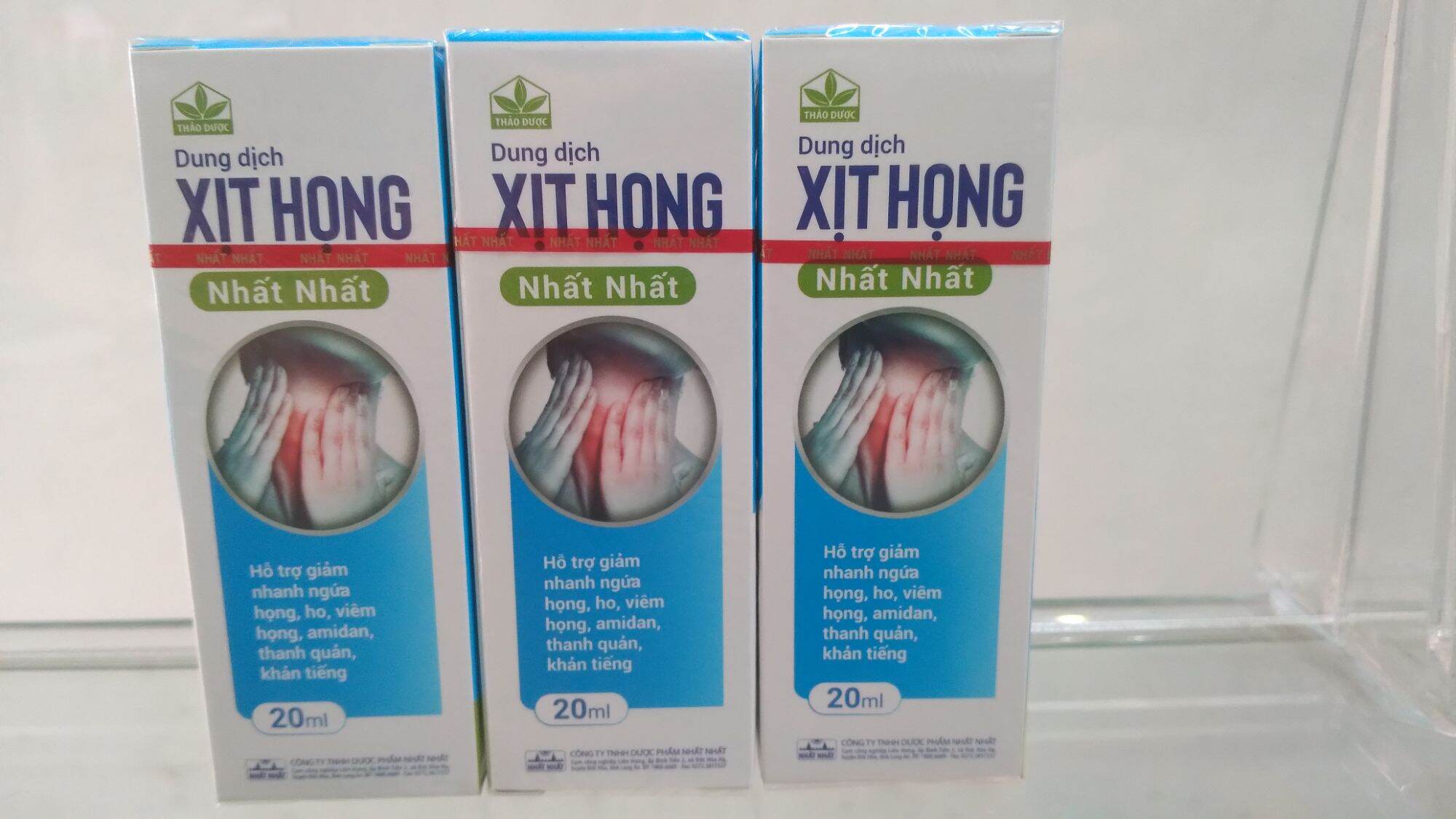 Dung dịch Xịt Họng Nhất Nhất chai 20ml