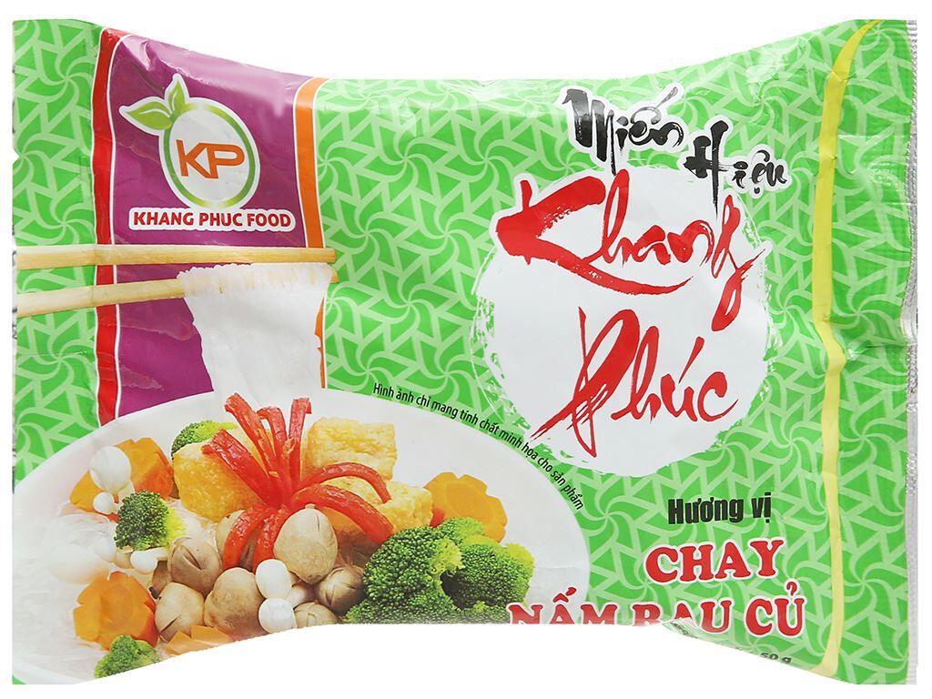 Thùng 24 gói miến chay Khang Phúc Đệ Nhất