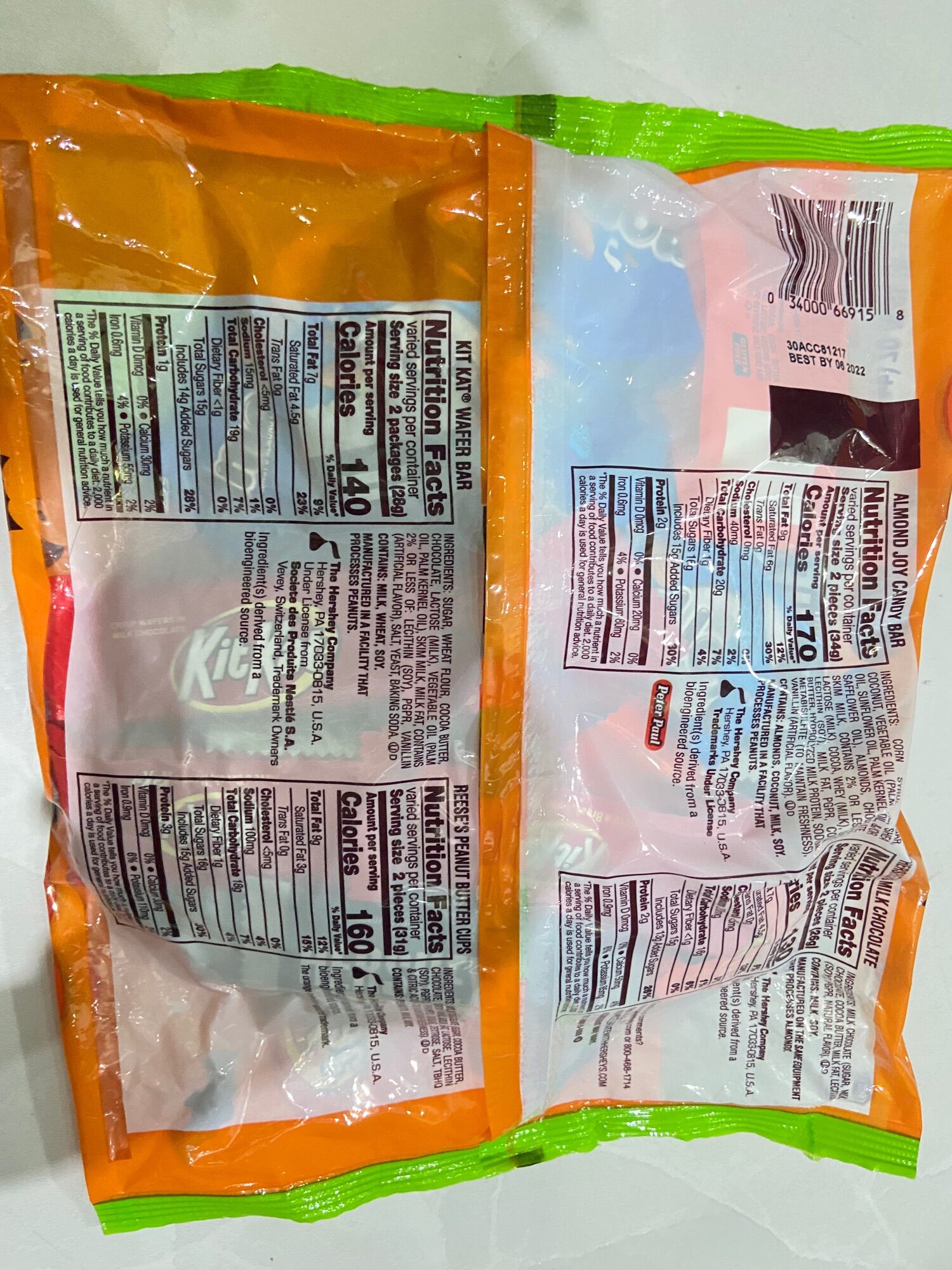 KẸO HERSHEY ALL TIME GREATS SNACK SIZE 30 PIECES