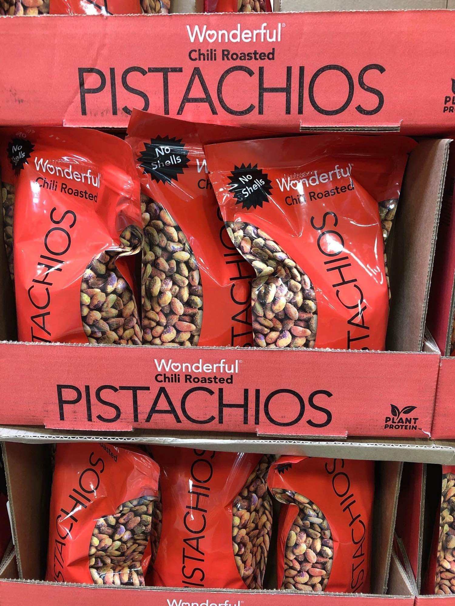 Hạt Dẻ Cười Rang Ớt Wonderful Pistachios Chili Roasted 623G Của Mỹ