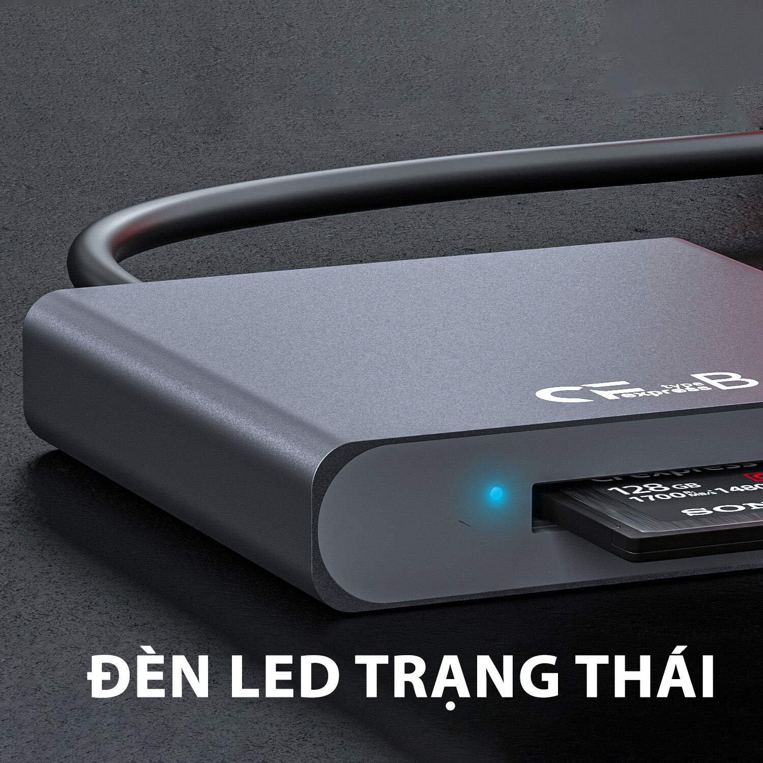 CF Express CFExpress Type-B | Đầu đọc thẻ nhớ CFExpress B USB 3.1 Gen2 High Speed 10Gbps tốc độ cao CF Express Type A Type B Card Reader
