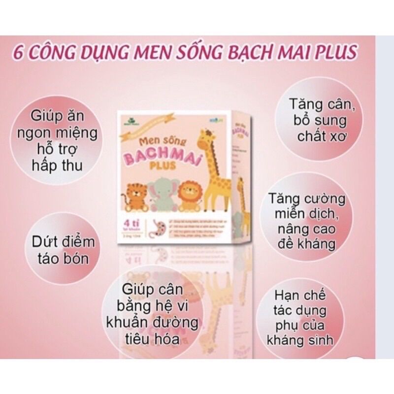 Men sống bạch mai Plus bản nâng cấp