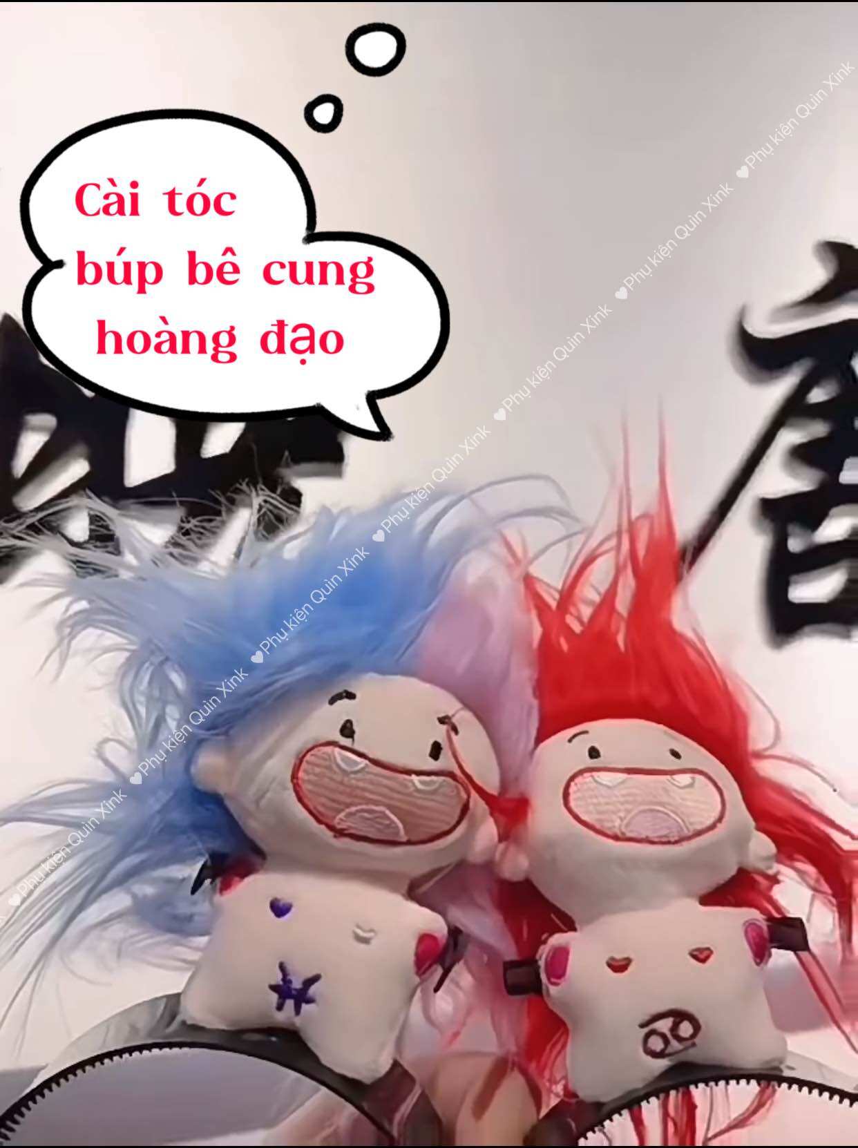 Cài tóc búp bê 12 cung hoàng đạo siêu cute
