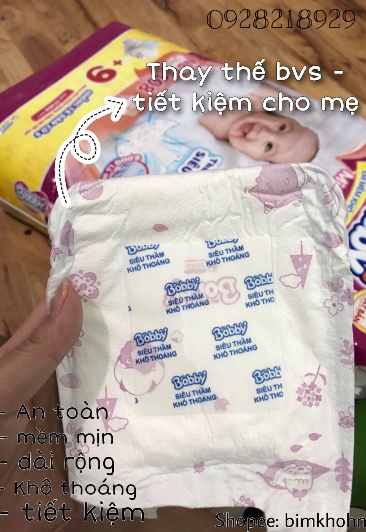Miếng lót sơ sinh Bobby Newborn 1