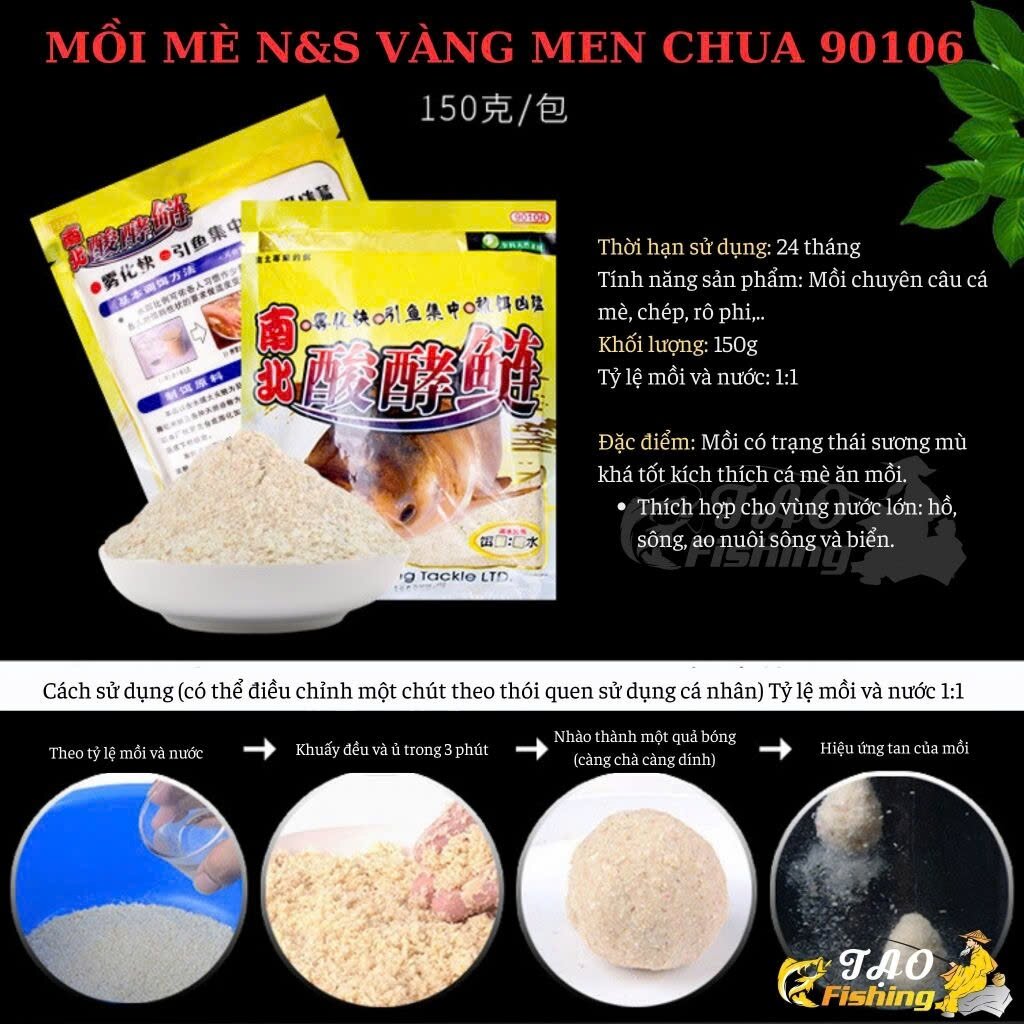 Mồi câu cá mè hồng NS
250gram