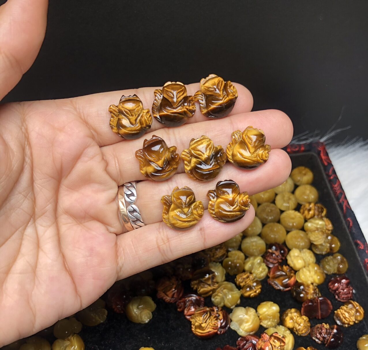 Mặt Hồ ly đá mắt hổ