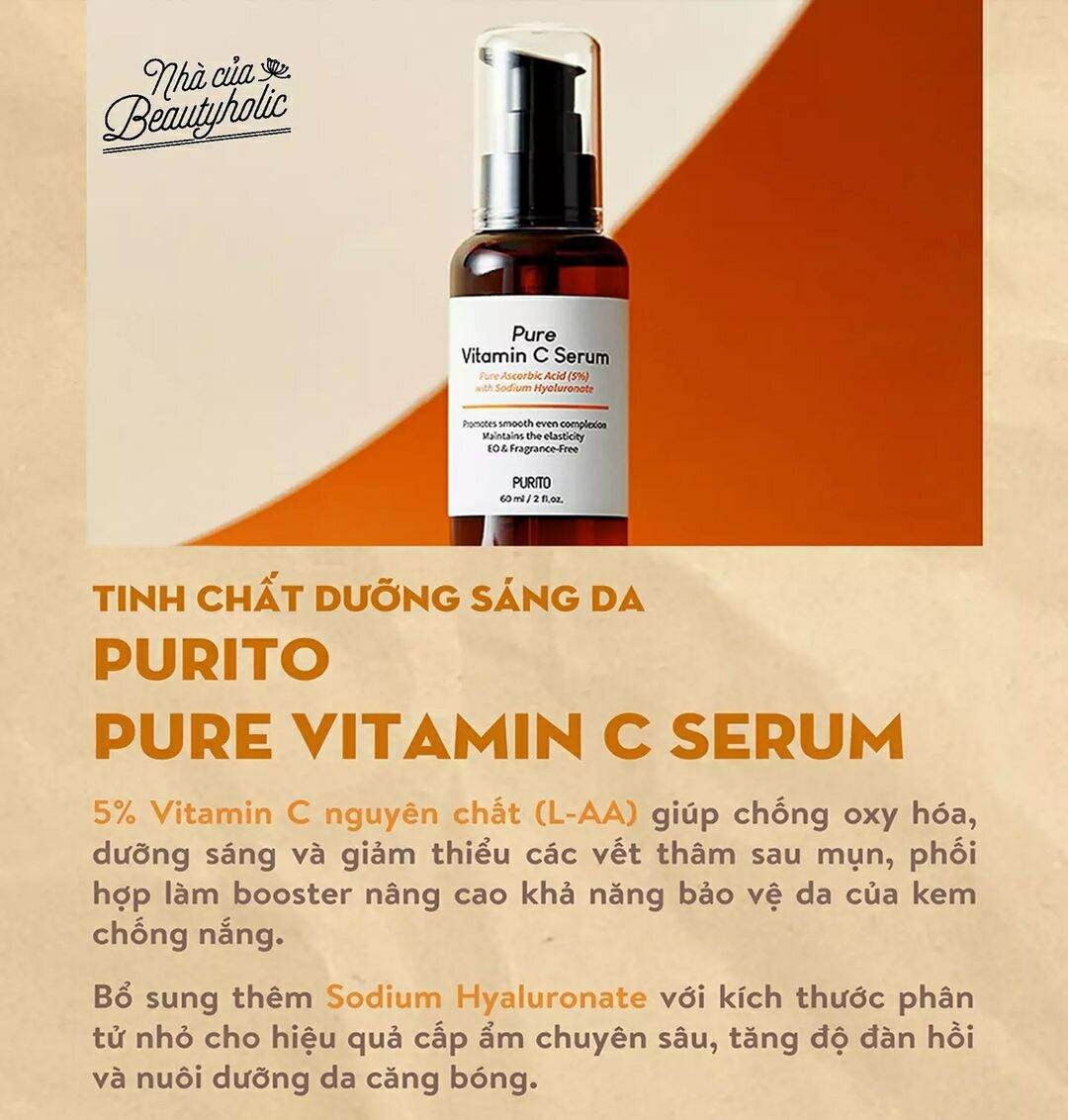 [Hcm][Nhacuabeautyholic] Serum Purito Pure Vitamin C