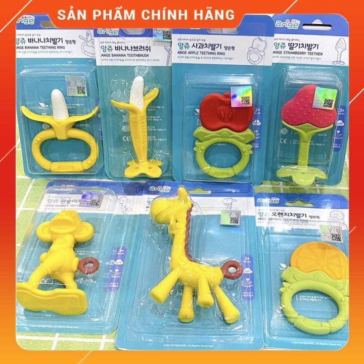 [ 100% CHÍNH HÃNG ] Gặm nướu Ange mêm, hình ngộ nghĩnh cho bé yêu