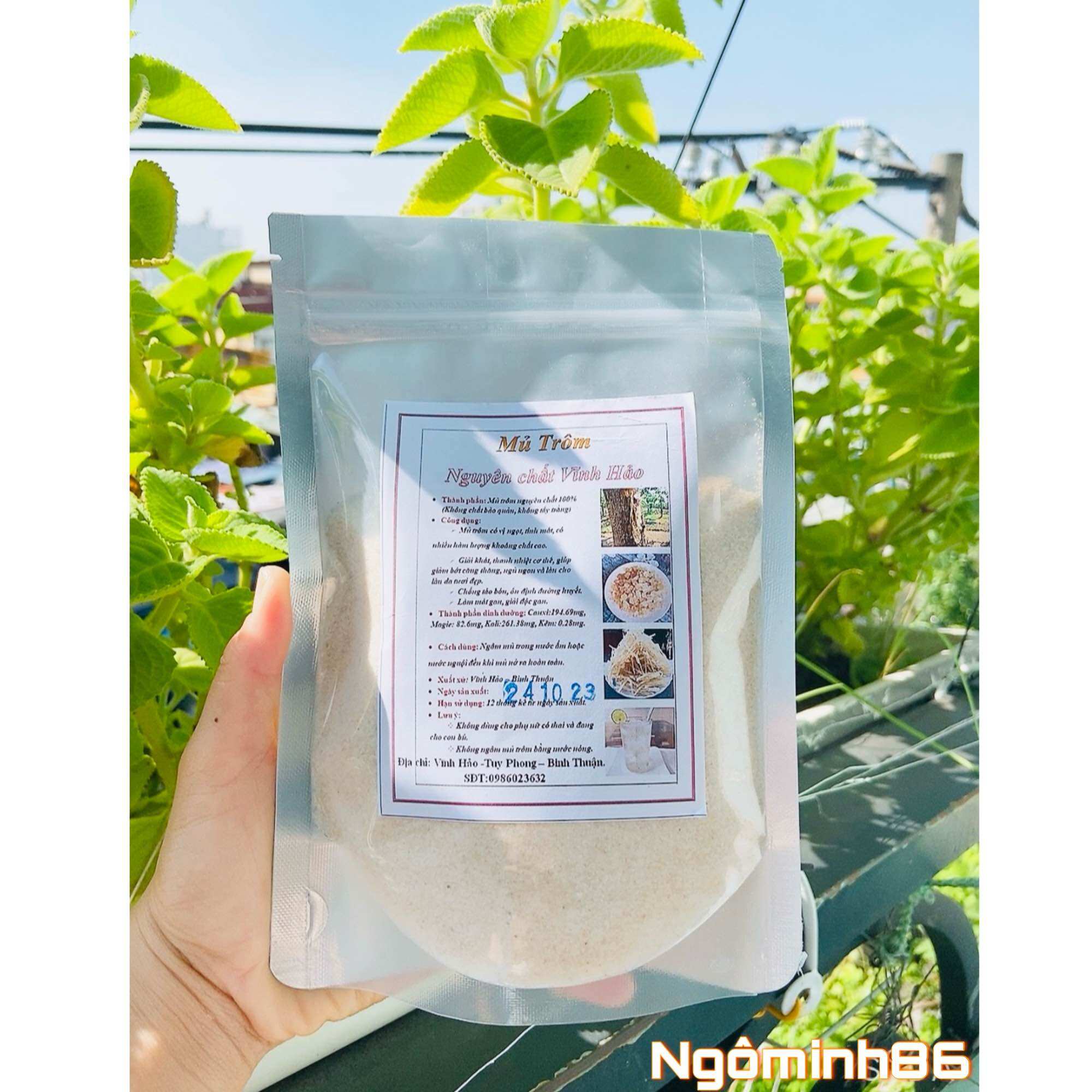 Mủ trôm xay mịn 500g