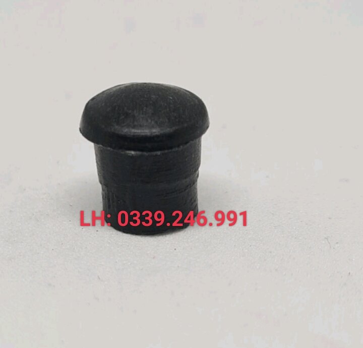 10 chiếc bịt trong phi 12, núm chụp cao su, đầu bịt ống hộp, nút cao su tròn