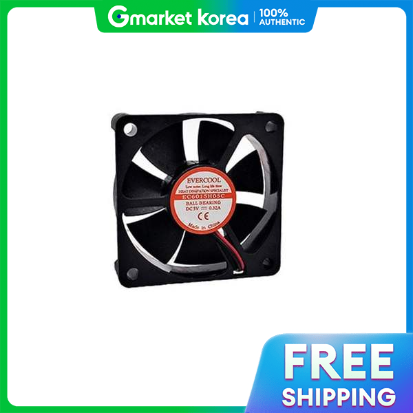 Evercool Dc 5V 60mm Case Fan Cooler 2-Pin Ec6015H05C-2P 60mm Cooler System Cooler 5V Cooler Giá 594,000 Đồng*Miễn phí vận chuyển