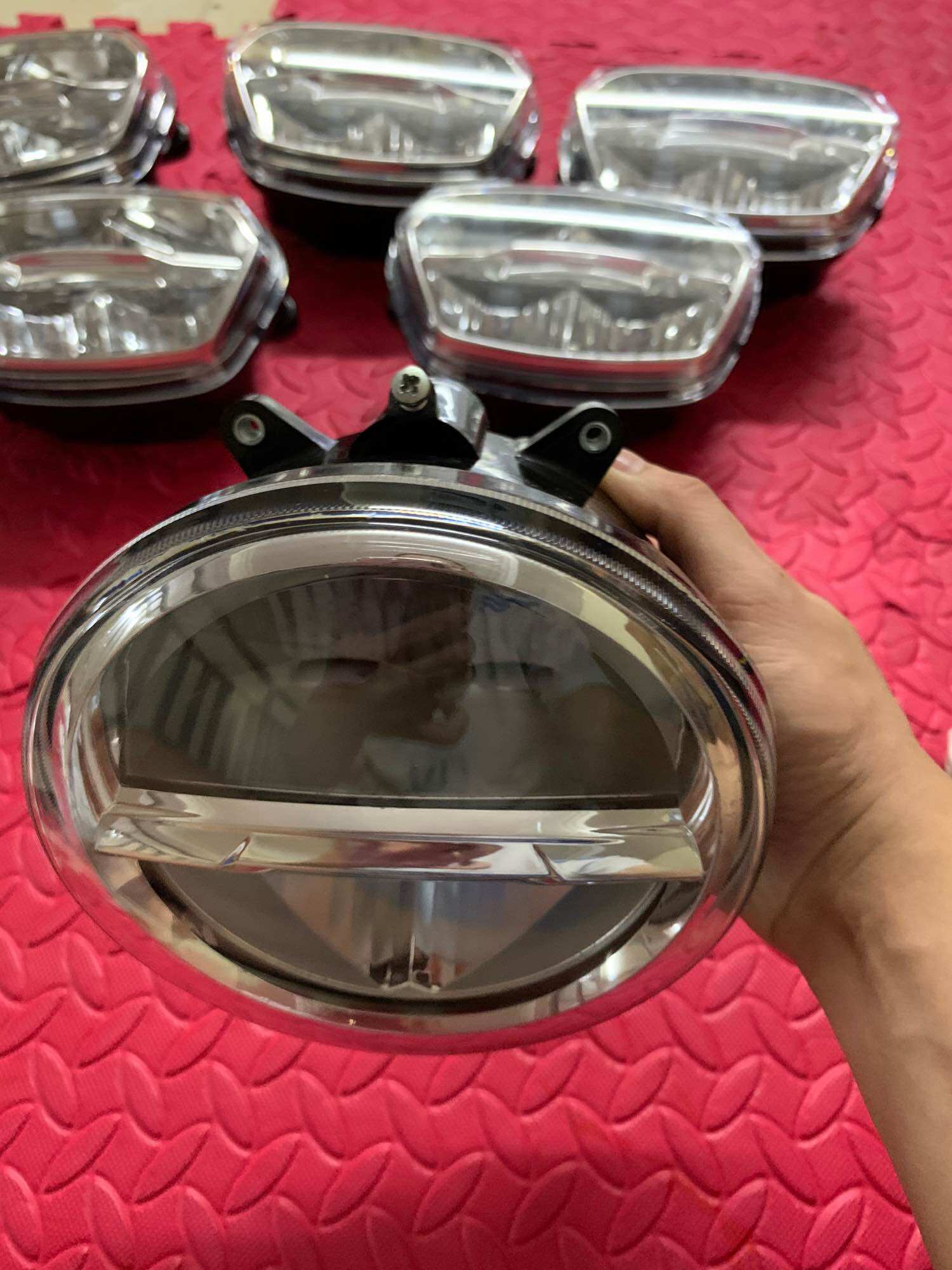 Pha led 2 tầng cho vespa Lx
