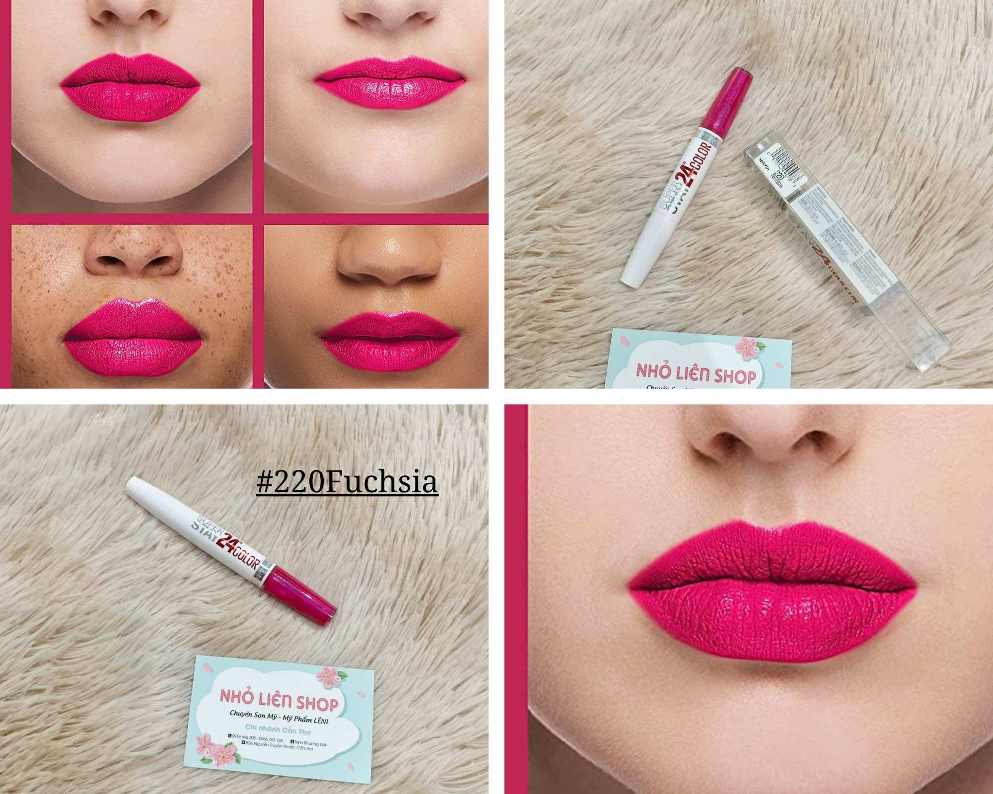 [SON KEM LÌ 24H CHÍNH HÃNG MỸ ] MAYBELLINE SUPERSTAY 24H COLOUR LIPSTICK