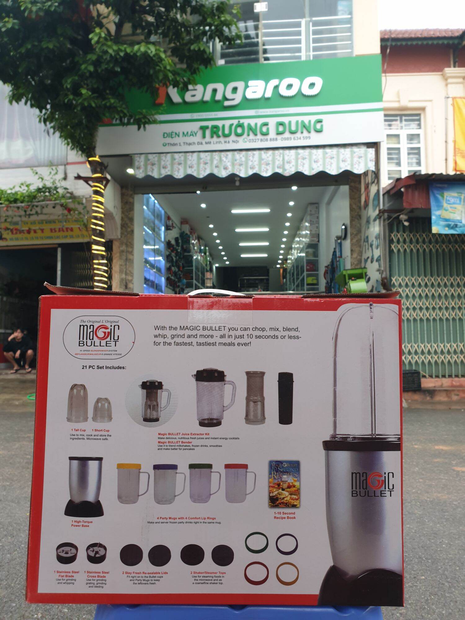 MÁY SAY SINH TỐ ĐA NĂNG MAGIC BULLET  21 PC . Set