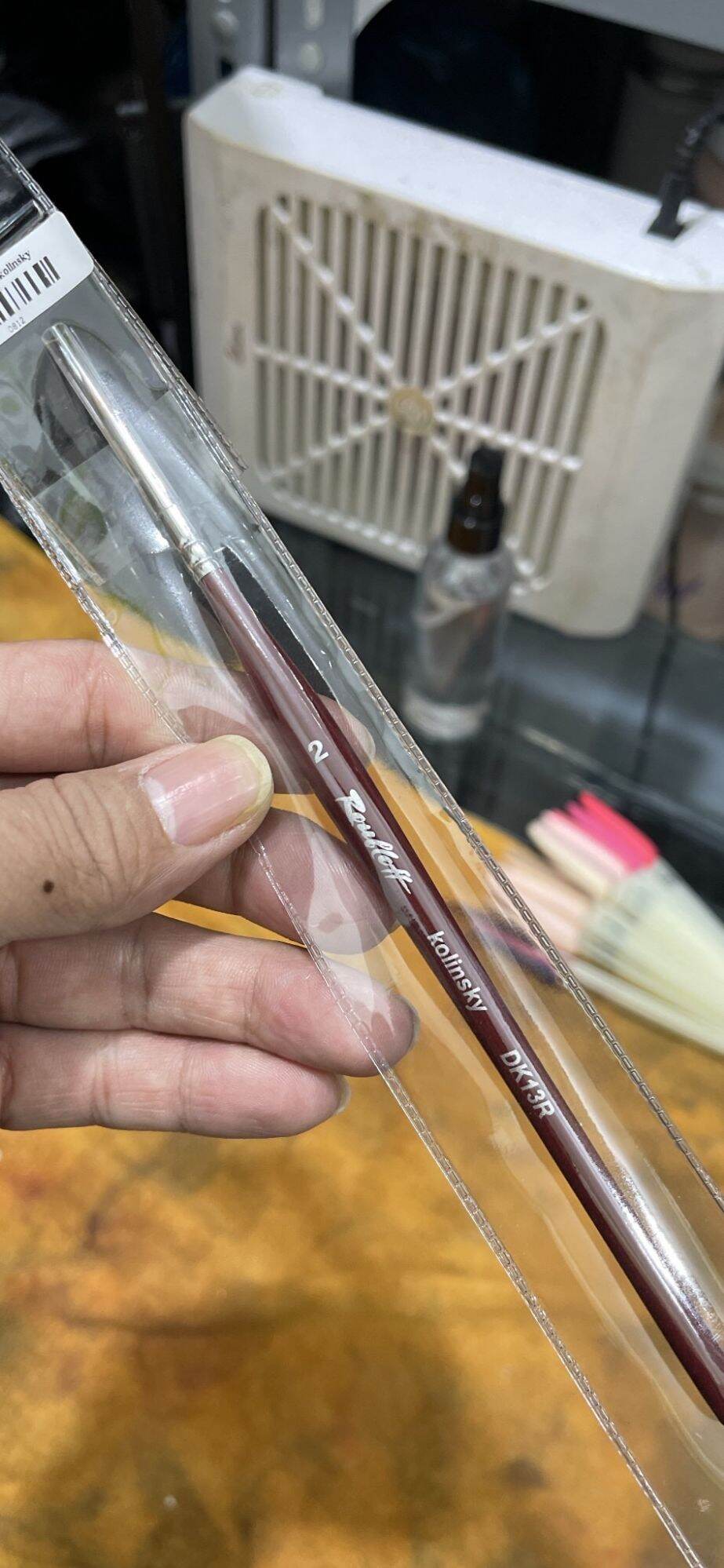 Cọ tán bột móng kolinsky chuẩn nga dk13r no2