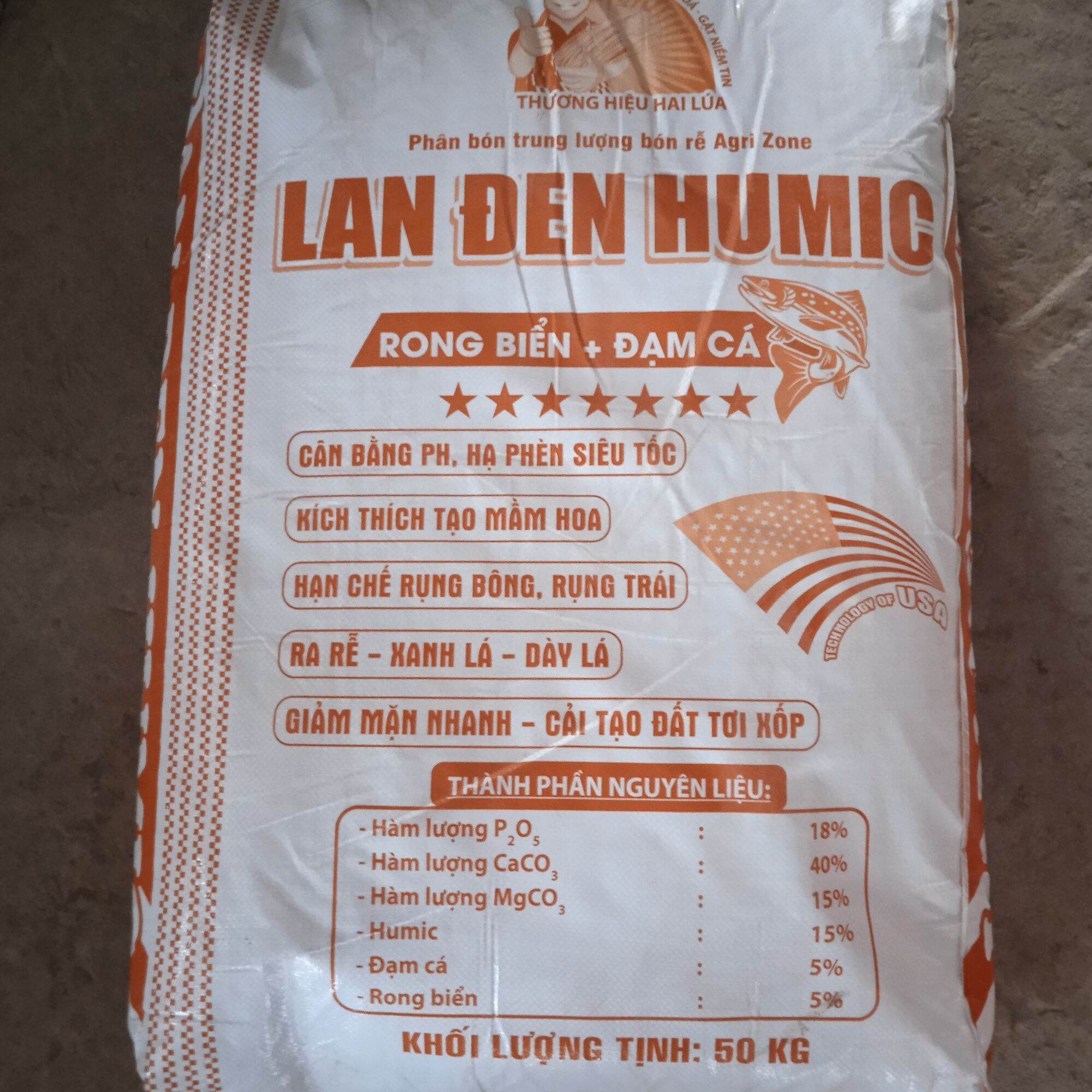 1kg lân đen humic, rong biển, đạm cá usa, kích rễ cực mạnh, xanh dày lá, hạ phèn giải độc hữu cơ
