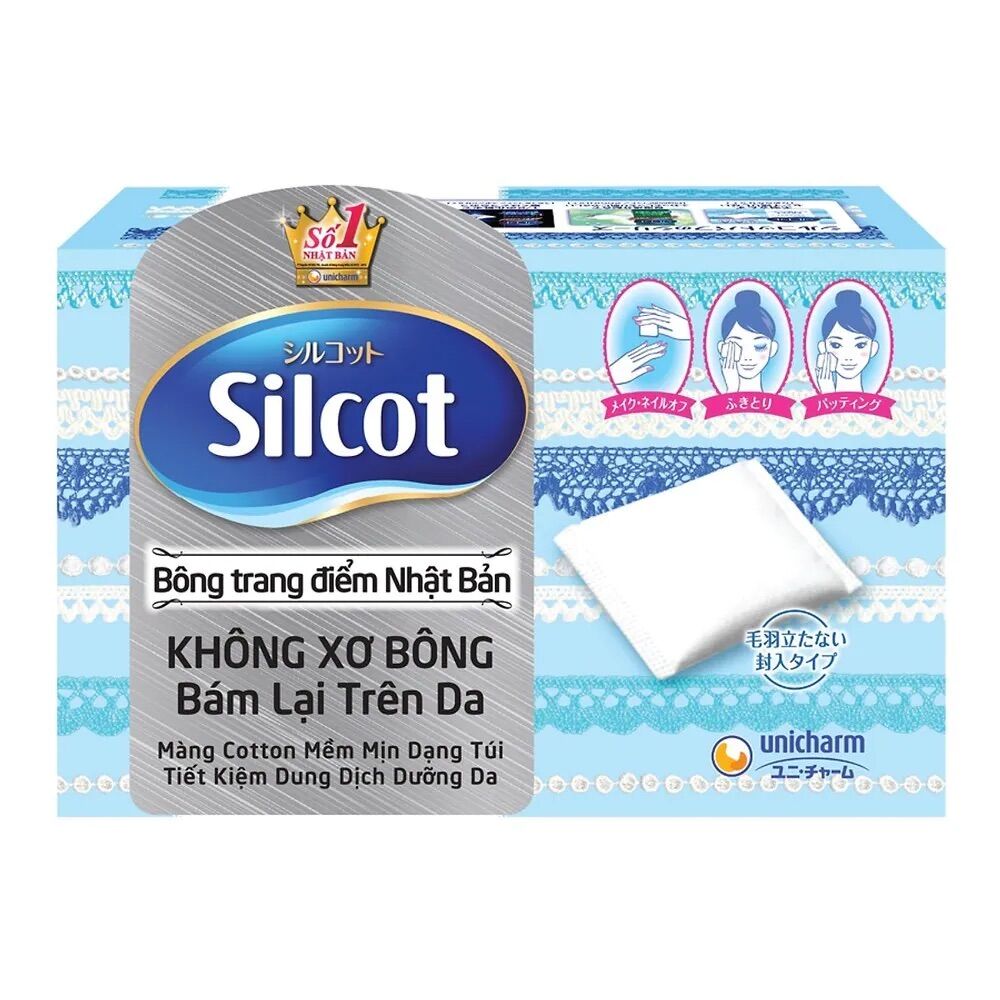 Combo 3 bông tẩy trang silcot