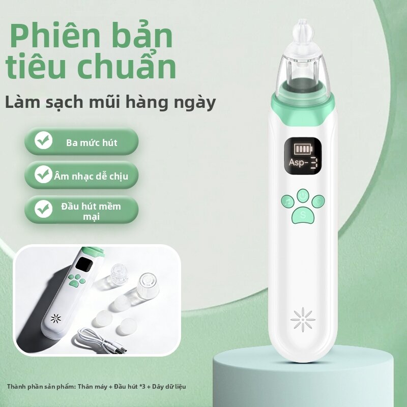 ZHONGLIANG | Máy Hút Mũi Điện Tử Cho Bé 1 Tuổi