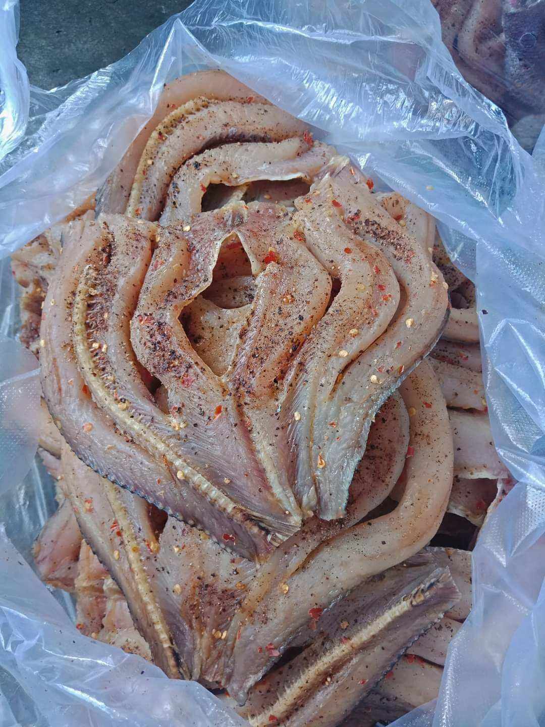 khô cá lóc ướp tiêu tỏi ớt lạt
