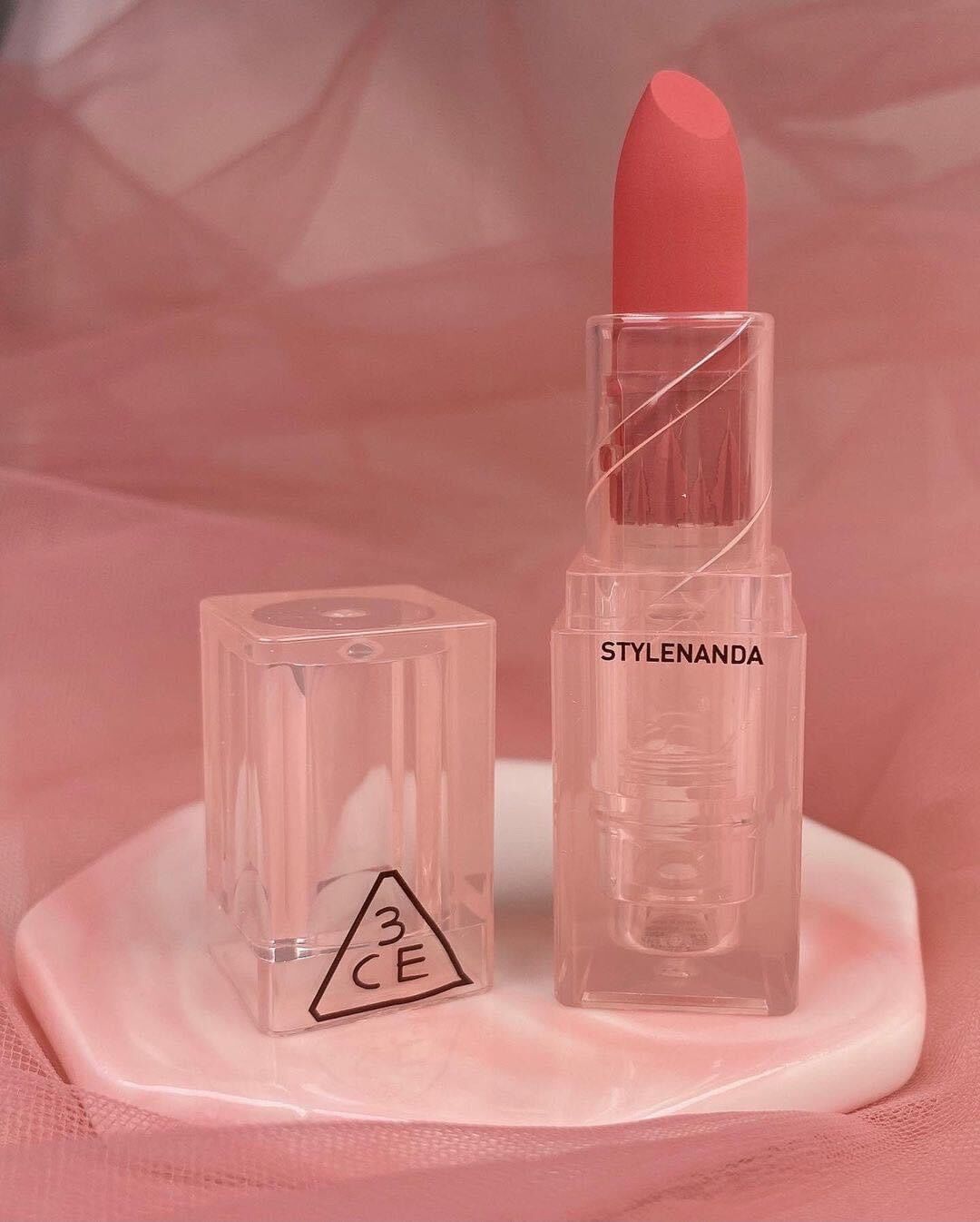 Son 3ce hazy rose soft matte lipstick