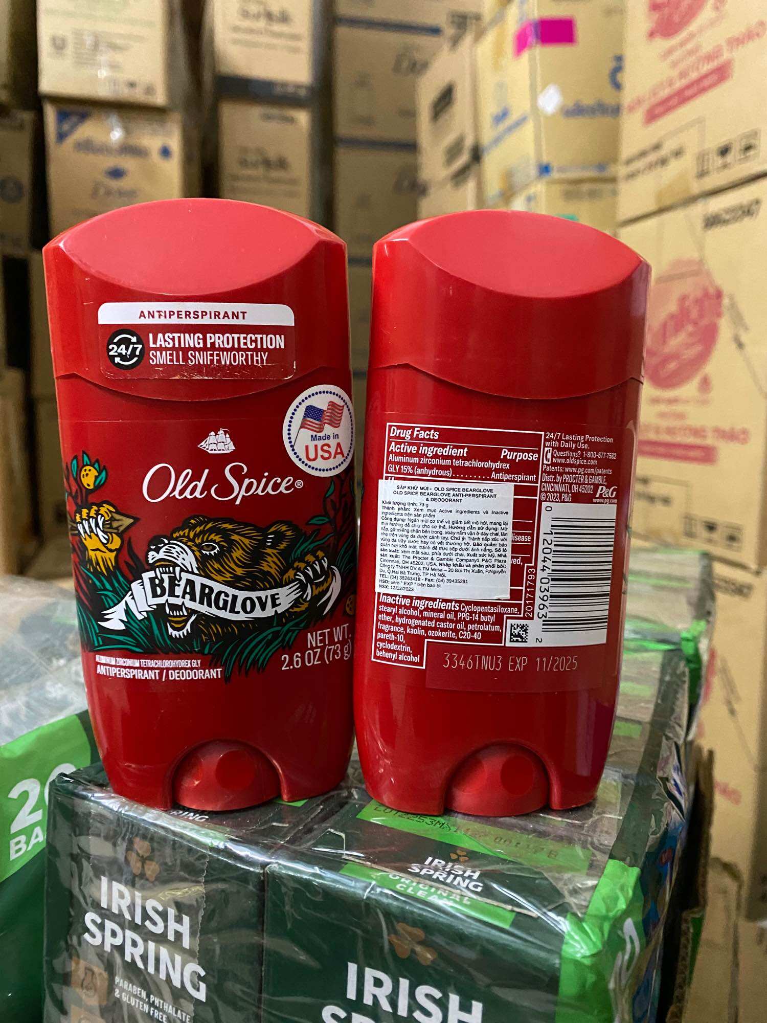 Lăn sáp khử mùi old spice 85g và 68g