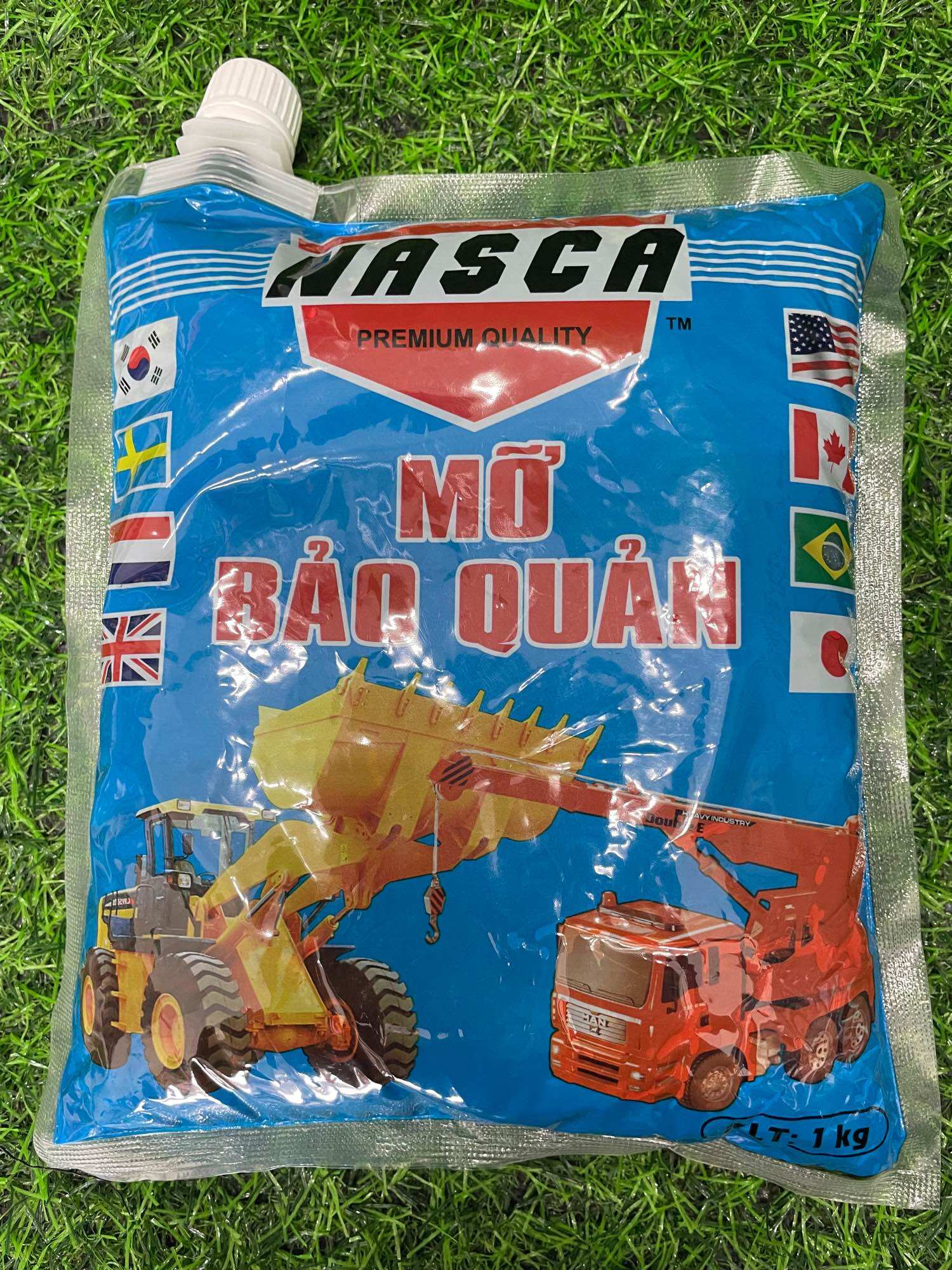 Mỡ bò nasca mỡ bảo quản bôi trơn vòng bi bạc đạn .. chống gỉ sét chống ăn mòn 1kg