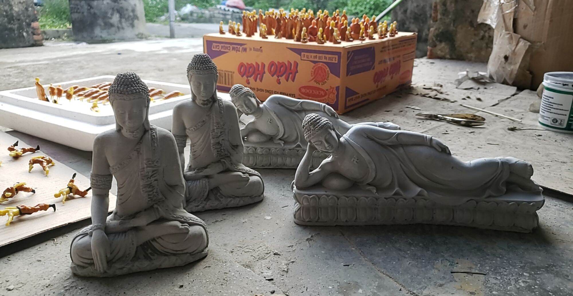TƯỢNG PHẬT NẰM DÀI 22CM.