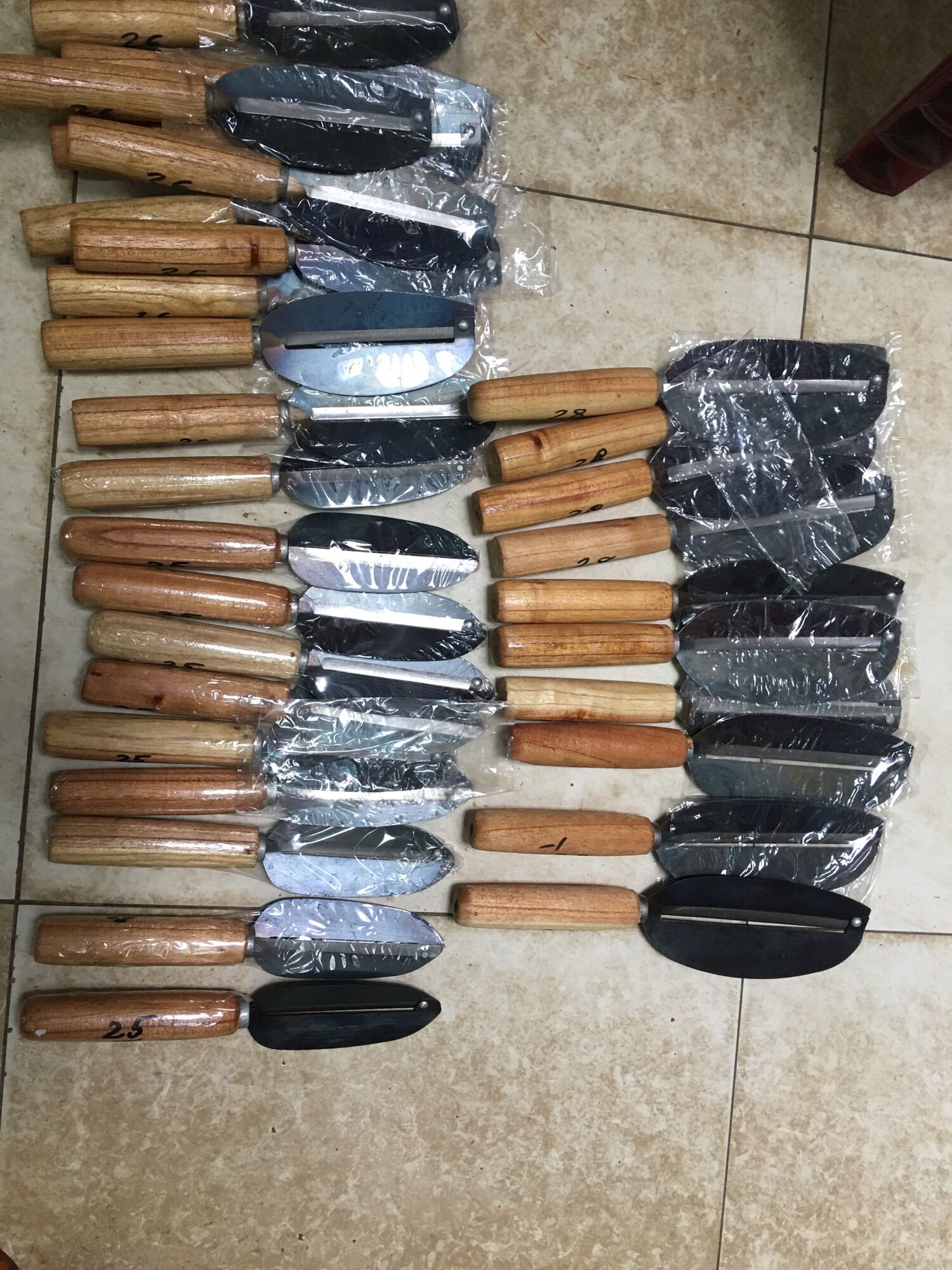 DAO THÁI HOA CHUỐI 3 Cỡ
