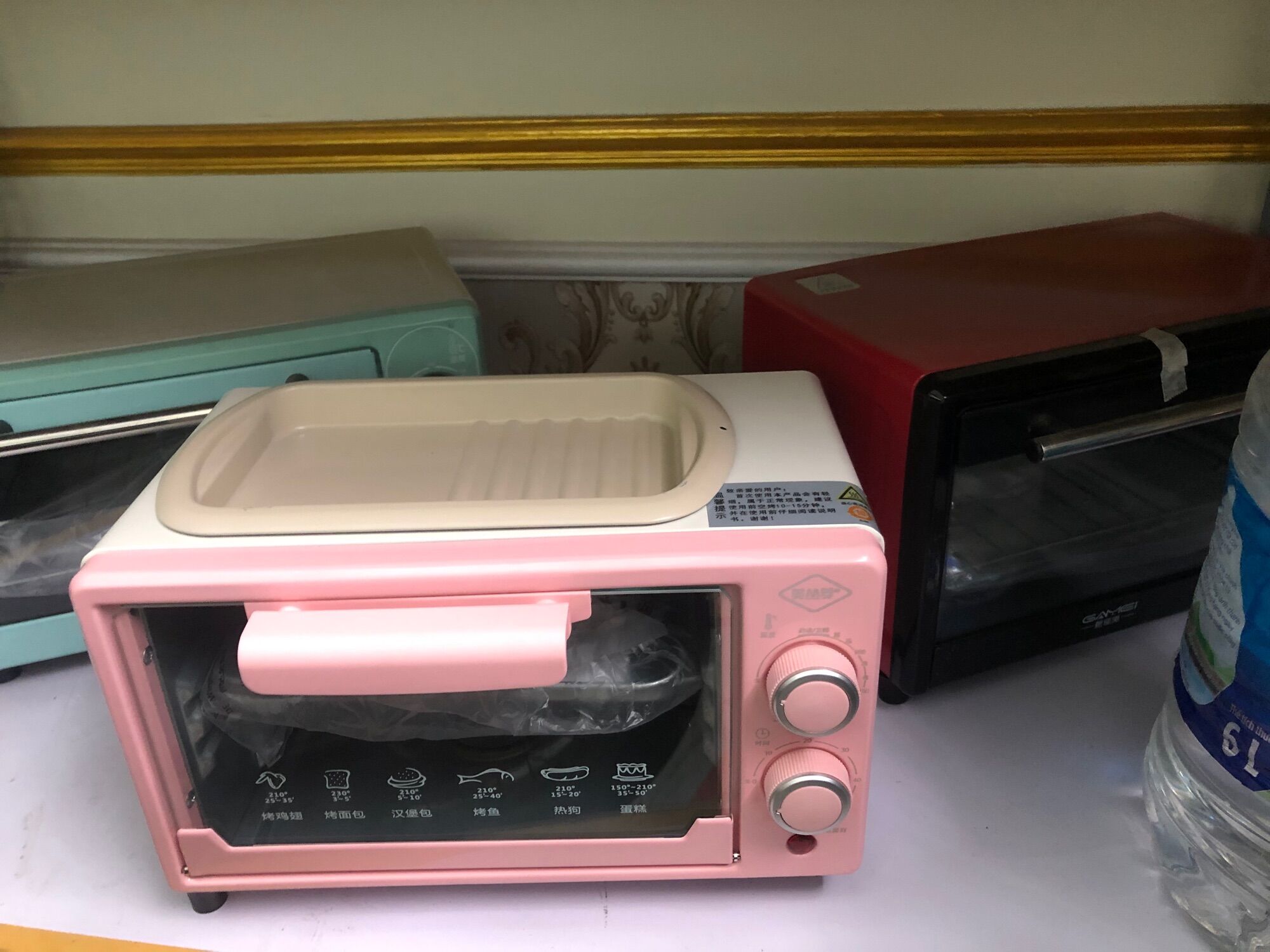 lò nướng đa năng / lò vi sóng mini dung tích 12l rã đông nướng bánh công suất 800w