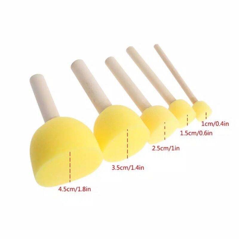 Bộ 5 dụng cụ chấm màu vẽ tranh cho bé