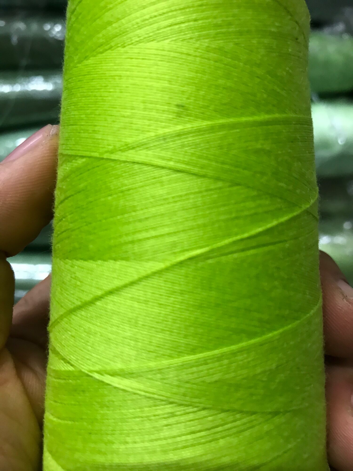[HCM]Chỉ may màu xanh chuối non