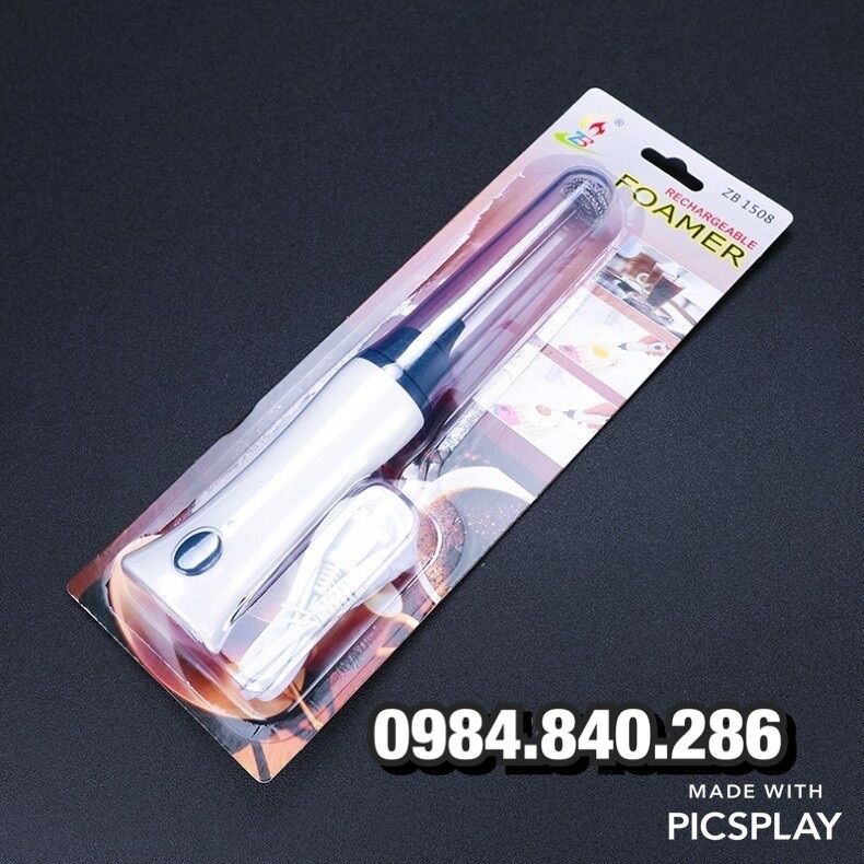 MÁY ĐÁNH BỌT ĐA NĂNG - MÁY TẠO BỌT SỮA, CÀ PHÊ KÈM SẠC