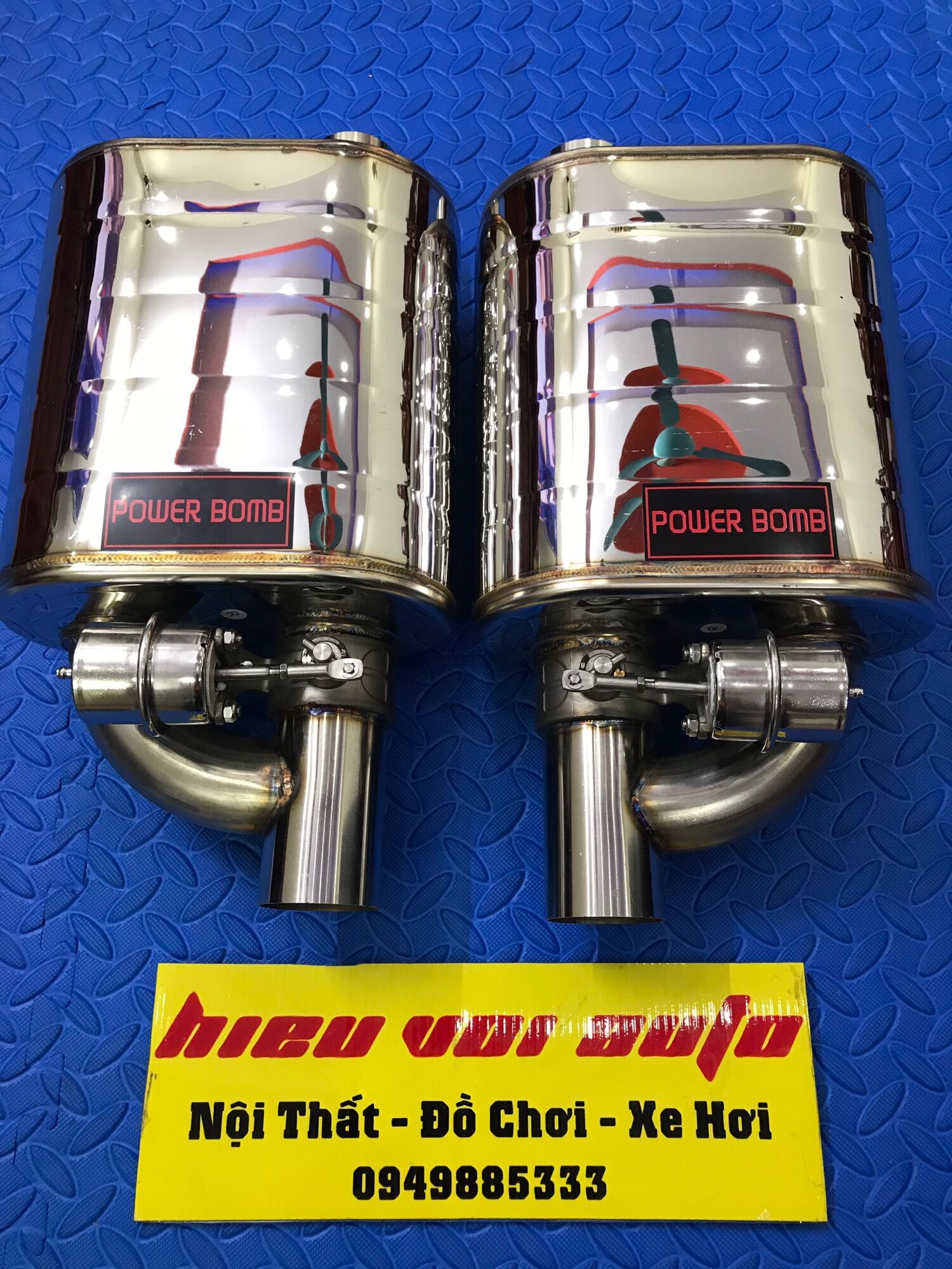 Bầu Pô đơn ON-OFF hơi máy