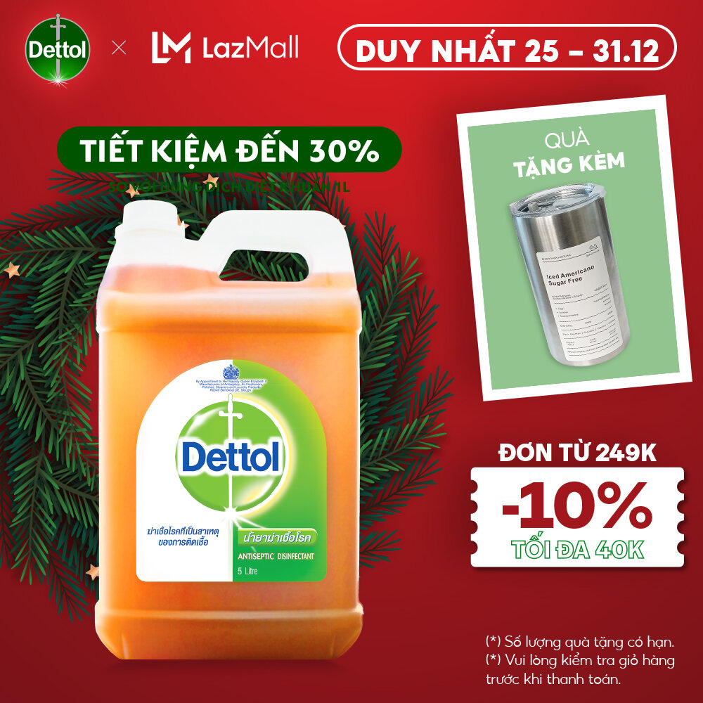 Dung dịch diệt khuẩn đa năng Dettol 5L