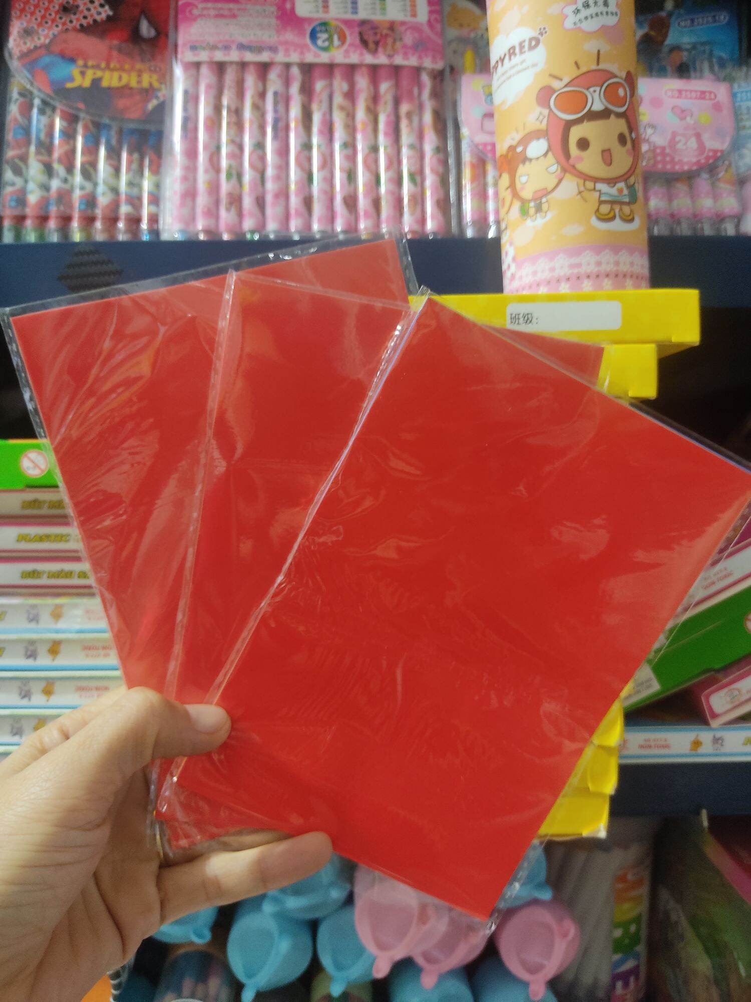 5 xấp giấy thủ công có keo