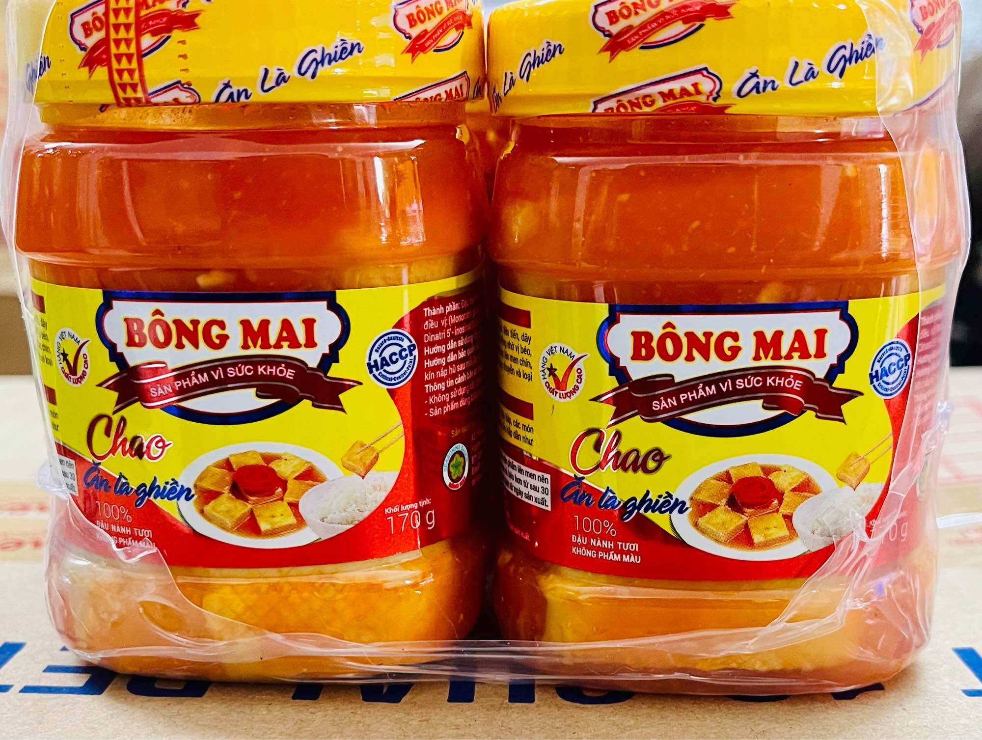 Chao Bông Mai hũ (170g)