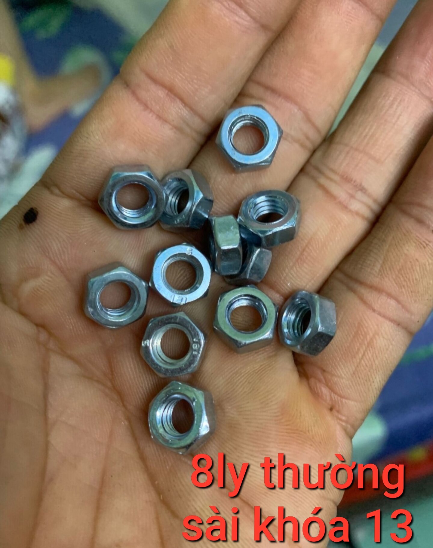 Tán ecu 8 ly (40 con) (loại xịn)