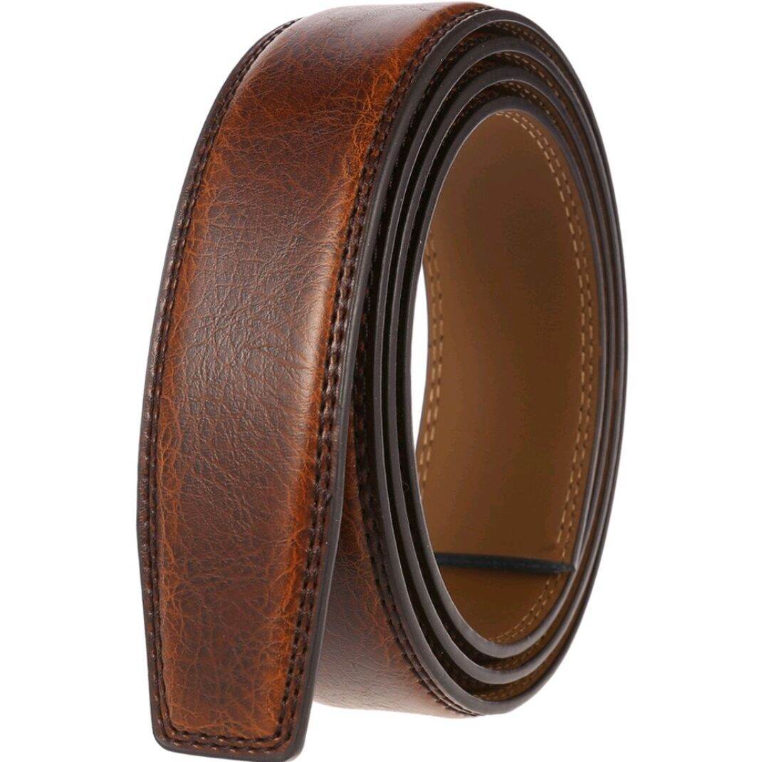 Thắt lưng nam dây nịt da khóa tự động 3.6cm màu nâu tm302